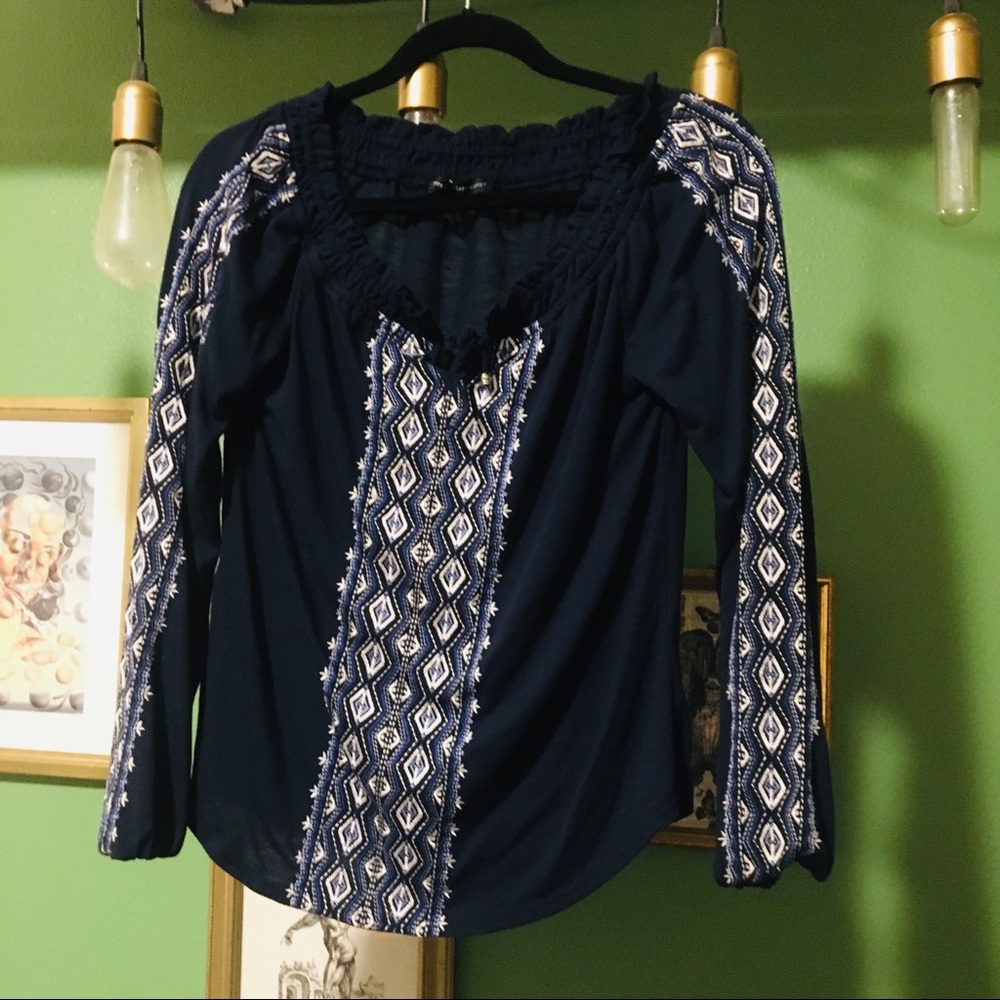 Boho off shoulder top